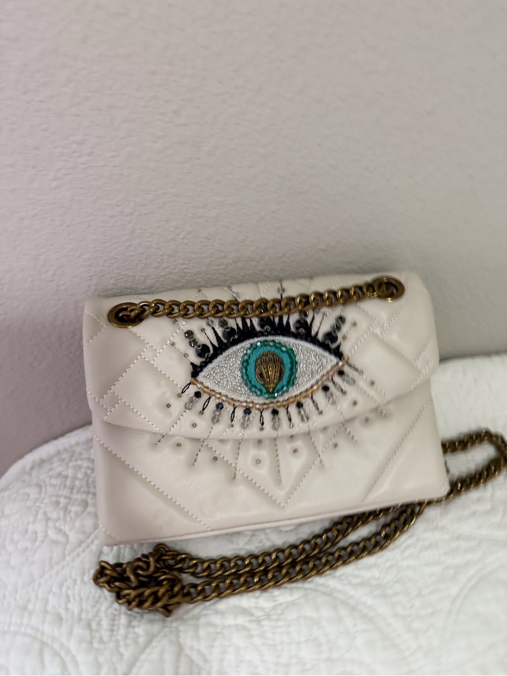 Kurt Geiger Mini Kensington Evil Eye Crossbody Bag - Picture 13 of 13